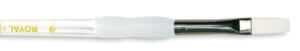 Royal & Langnickel(R) Soft-Grip White Taklon Flat Brush-Size 4