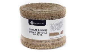 Hampton Art Burlap Ribbon 15'x2.5"