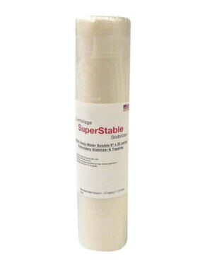 9" x 25yd Wash Away Water Soluble Stabilizer and Topping