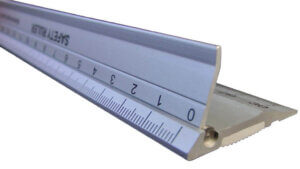 12" Metal Craft Safety Ruler for Rotary Cutting