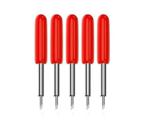 5pc Red Fine Point blade (45 degree) Cricut air / 2 / maker 5pc Red Fine Point blade (45 degree) Cricut air / 2 / maker