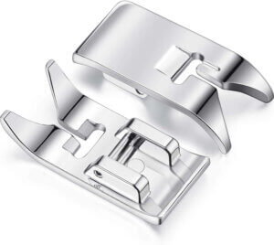 2pc Presser Foot Straight - General - Zig Zag Sewing Machine Universal Low Shank