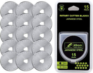 45mm Rotary Cutter Blades 15 Pack