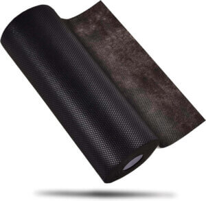 Black 12" x 25Yd No Show Mesh Stabilizer Backing Light Weight 1.8 oz