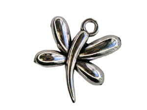 10pc Abstract Butterfly charm 20x21mm