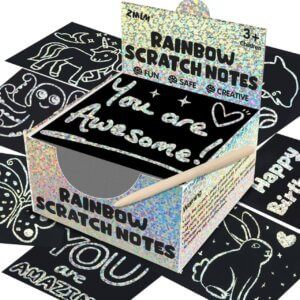 165pc Silver Holographic Scratch Notes
