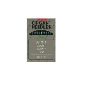 10pc DBX1 80/12 Organ Needle JUKI Replacement