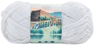 Lion Brand Hometown Yarn-New York White