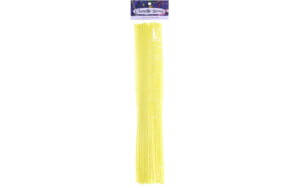 PA Ess Chenille Stem 12" 6mm 25pc Yellow