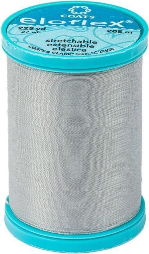 Coats Eloflex Stretch Thread 225yd-Nugrey