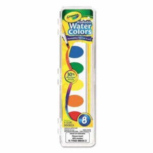 Crayola. 530525 Washable Watercolor Paint 8 Assorted Colors