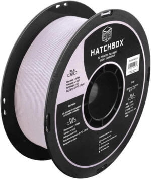 MATTE L. Lavender 1.75mm PLA 3D Printer Filament, 1 KG Spool HATCHBOX Filament