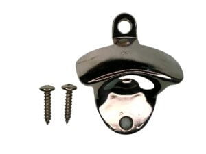 Silver Wall Mounted bottle opener