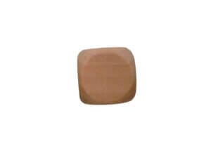 4 Unfinished Wooden Dice,  5/8"