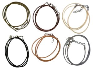 10pc 18in 6-color Necklace Cord Pre-made 10pc 18in 6-color Necklace Cord Pre-made