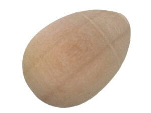 7/8" Wooden Mini Eggs, 10 Piece