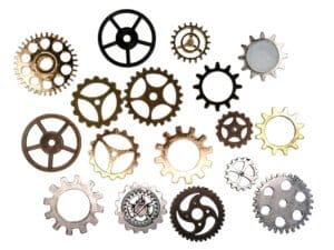 30g LG Steampunk Cogs & Gears