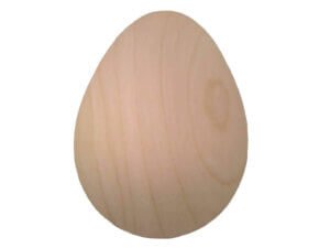 7 x 5.5 Wooden Easter Eggs Cutout 1/8 thick