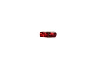 100pc 6mm Red Silver Plated Iron Rhinestone Spacer Beads Grade B