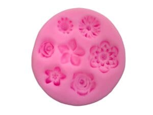 2" 7 flower variety Silicone mold