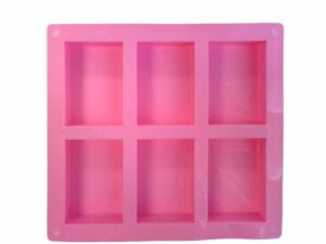 6 Bar Silicone Mold 1" deep 2.2"x3.2" each