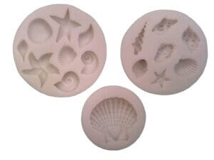3pc Mixed Shells Silicone mold 3 & 2"