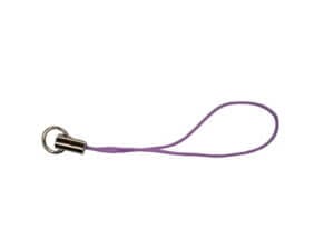 50pc Purple Keychain Cord 2in with Jump Ring