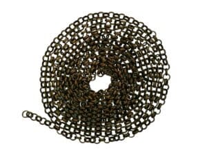 2m Antique Bronze Punk Chain 4.8mm