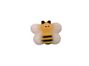 10pc Bee Flat back resin 24mm
