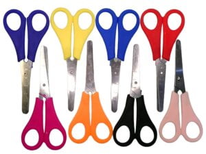 1pc assorted 5in Blunt Kid Scissors with Ruler 1pc assorted 5in Blunt Kid Scissors with Ruler