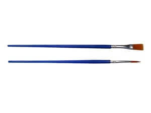 20pc 10 flat 10 detail pointed 6.6" Paint Brushes