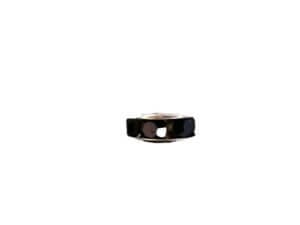 800pc 8mm Black Silver Plated Iron Rhinestone Spacer Beads Grade B