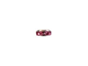 800pc 6mm Pink Silver Plated Iron Rhinestone Spacer Beads Grade B