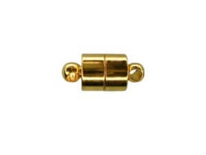5 pairs Gold Cylinder Magnetic Clasps