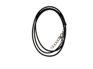 50pc 18in black Necklace Cord Pre-made 50pc 18in black Necklace Cord Pre-made
