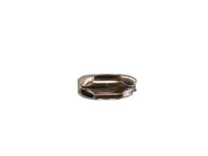 200pc 3.2mm Silver Rhodium Ball Chain Connector Clasps