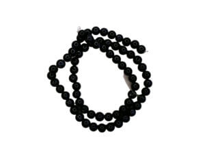 6mm 60pc Natural Starry Blue Sand Beads