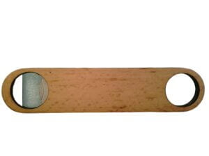 7in Long Wood Handle Bottle Opener