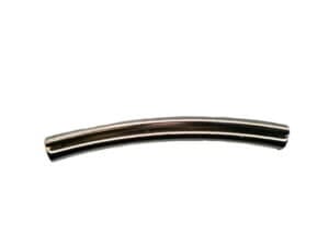 10pc 25mm Silver Tube Spacer Bead