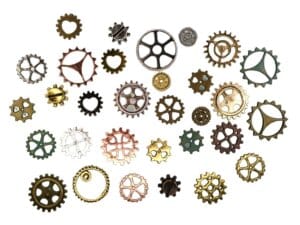 30g Sm Steampunk Cogs & Gears