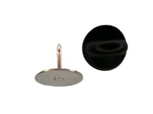 10 pairs 10mm Pin Blanks with Plastic Back