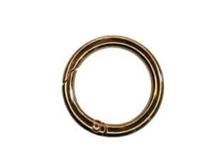 5pc 30mm Gold O-ring Spring Clasp