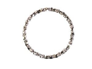 50pc 20mm Silver Spacer Rings