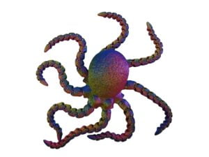 3D Printed Octopus 18cm