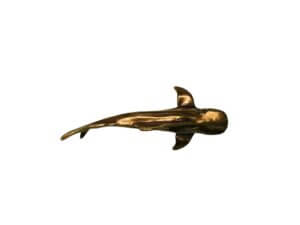 1pc 75mm Brass Shark