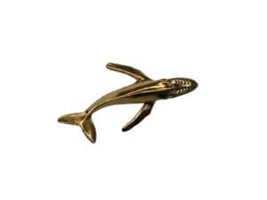 1pc 70mm Brass Whale