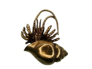 1pc 40mm Brass Hermit Crab