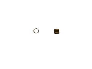 300pc 2mm Antique Bronze Tube Beads