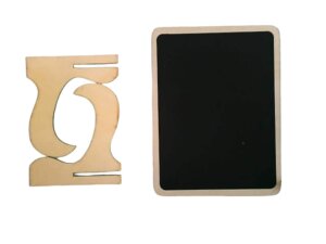 3x4 Mini Chalk Board with stand 2pc