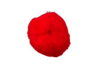 2″ Red Pom Pom 5 pack 2" Red Pom Pom 5 pack
